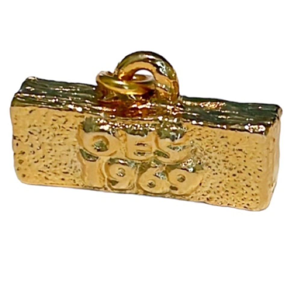 Vintage 1969 gold OES Building Fund charm